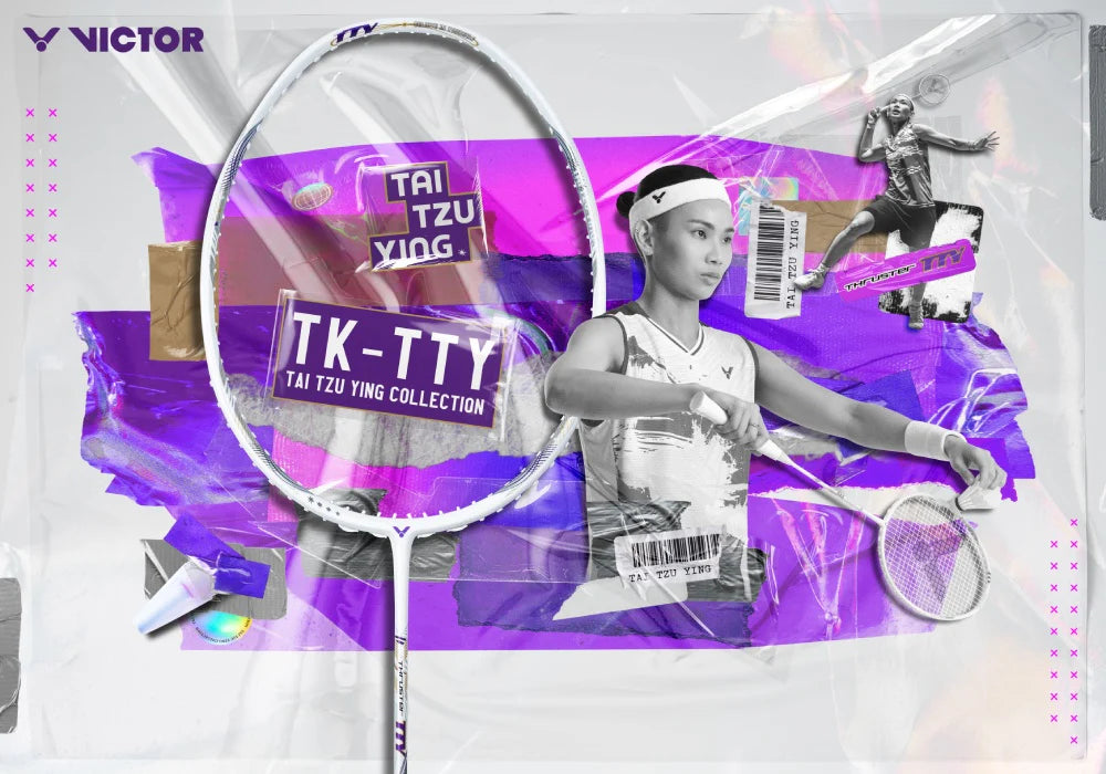 Victor Thruster TTY A Tai Tzu Ying Edition Badminton Racket (White) TK-TTY A