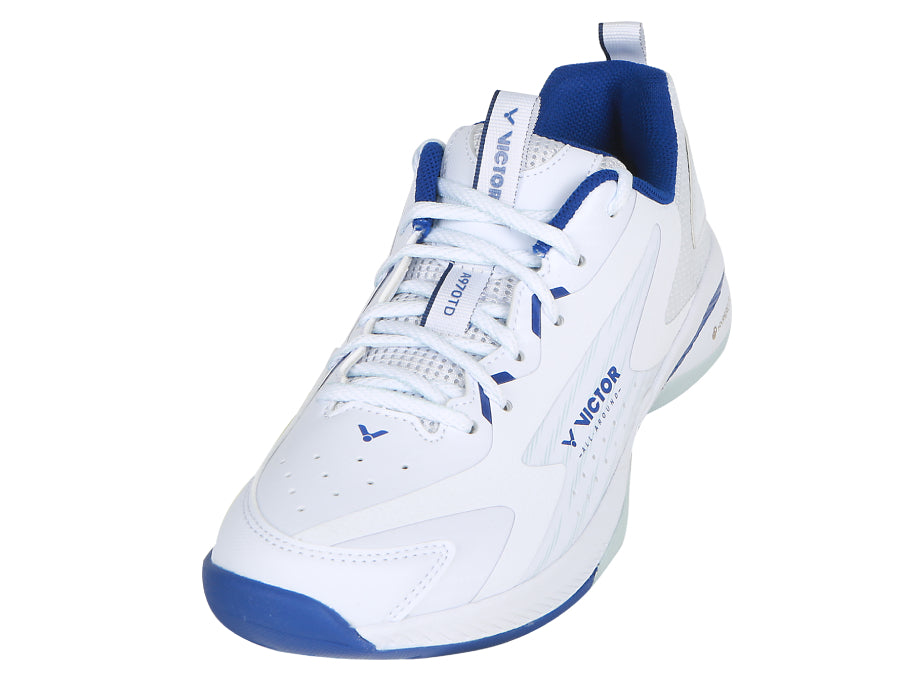 Victor A970TD-AB Badminton COURT SHOE MEN'S SIZE (White/Blue)