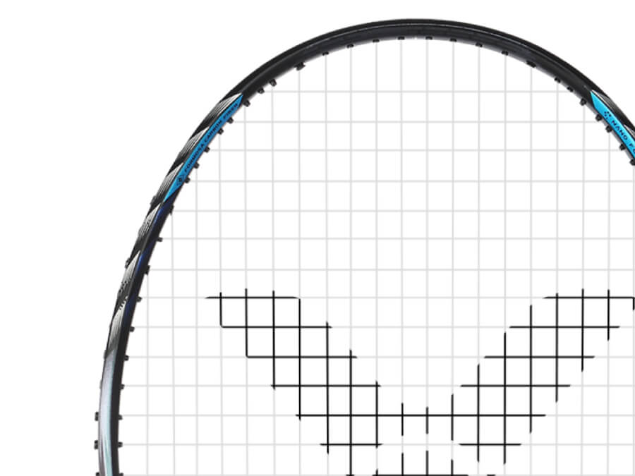 Victor AuraSpeed Hypersonic Plus (ARS-HS-PLUS) Dull Black Badminton Racket 4U