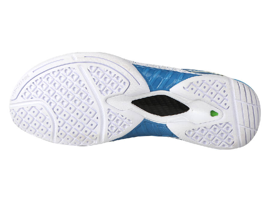 Victor S82III-AF White and Blue Court Badminton Shoe