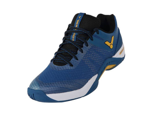 Victor S82-BE (BLUE & GOLD) US Badminton Shoes