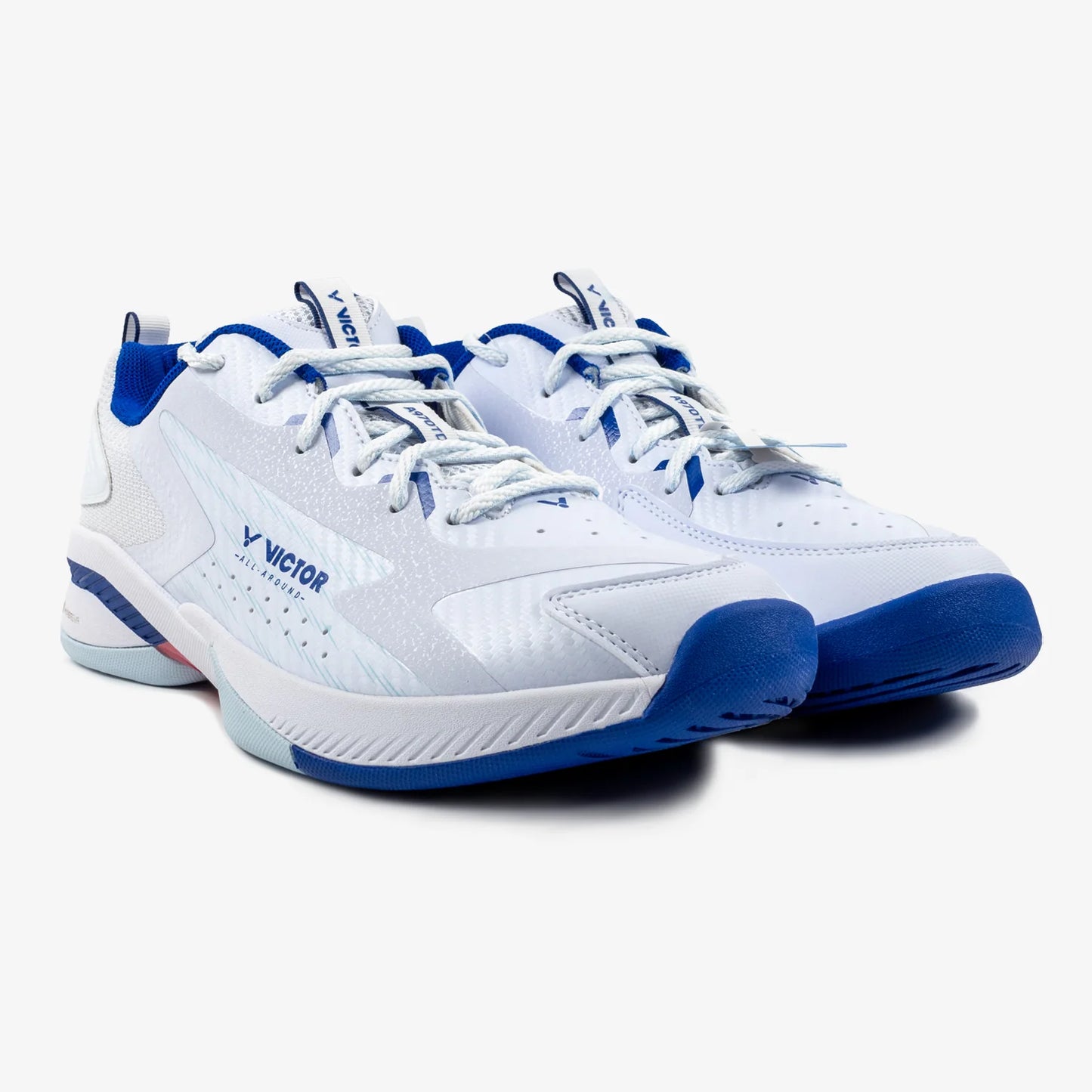 Victor A970TD-AB Badminton COURT SHOE MEN'S SIZE (White/Blue)